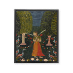 Gauri Ragini, folio from a Ragamala Indian Painted Illustration Framed Canvas Print Gallery Image 8