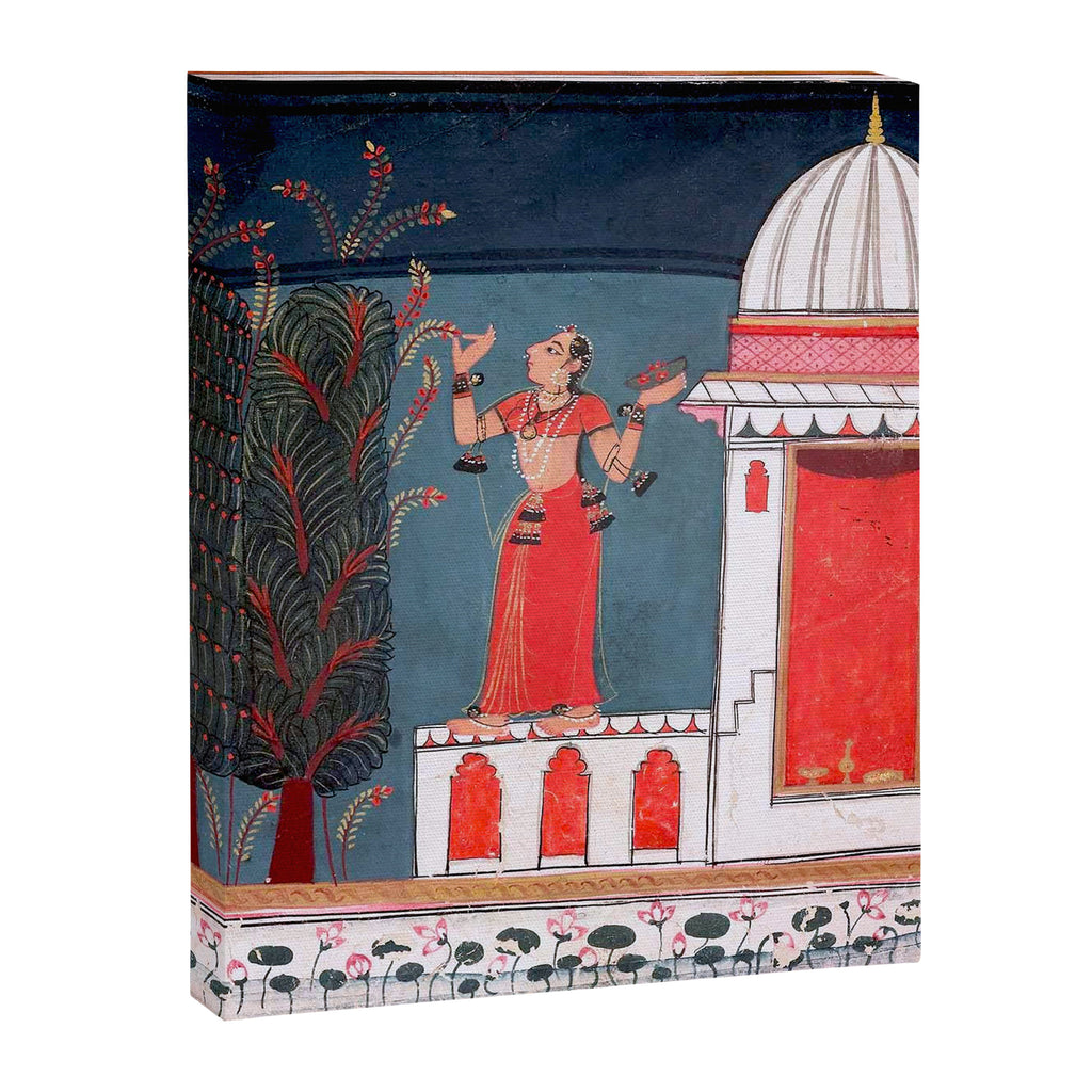 Gauri Ragini Mughal Indian Painting Illustration Canvas Print Gallery Image 6