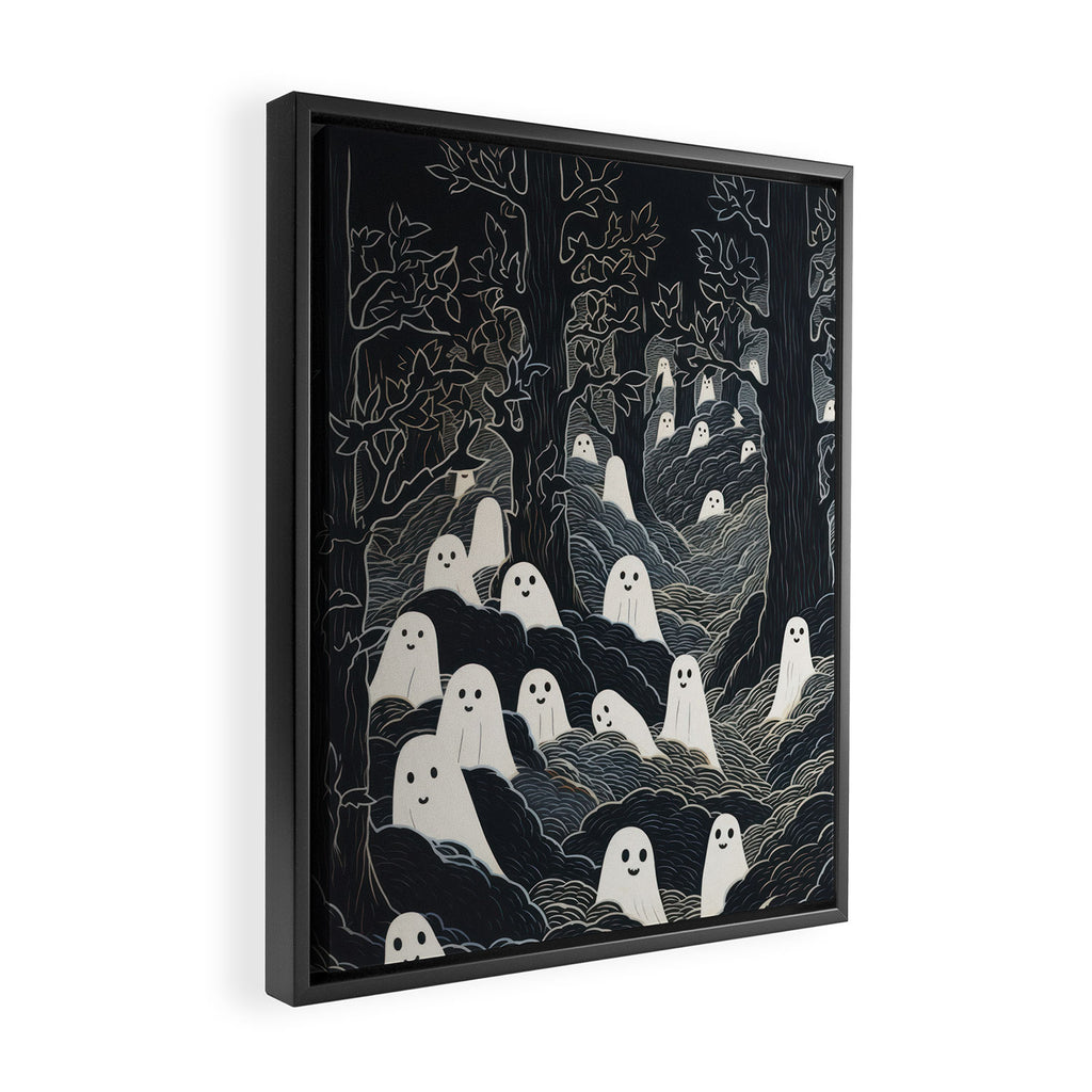 Ghost Forest Framed Canvas Print Gallery Image 2