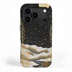 Glittering Snow Stars iPhone Case Gallery Image 1