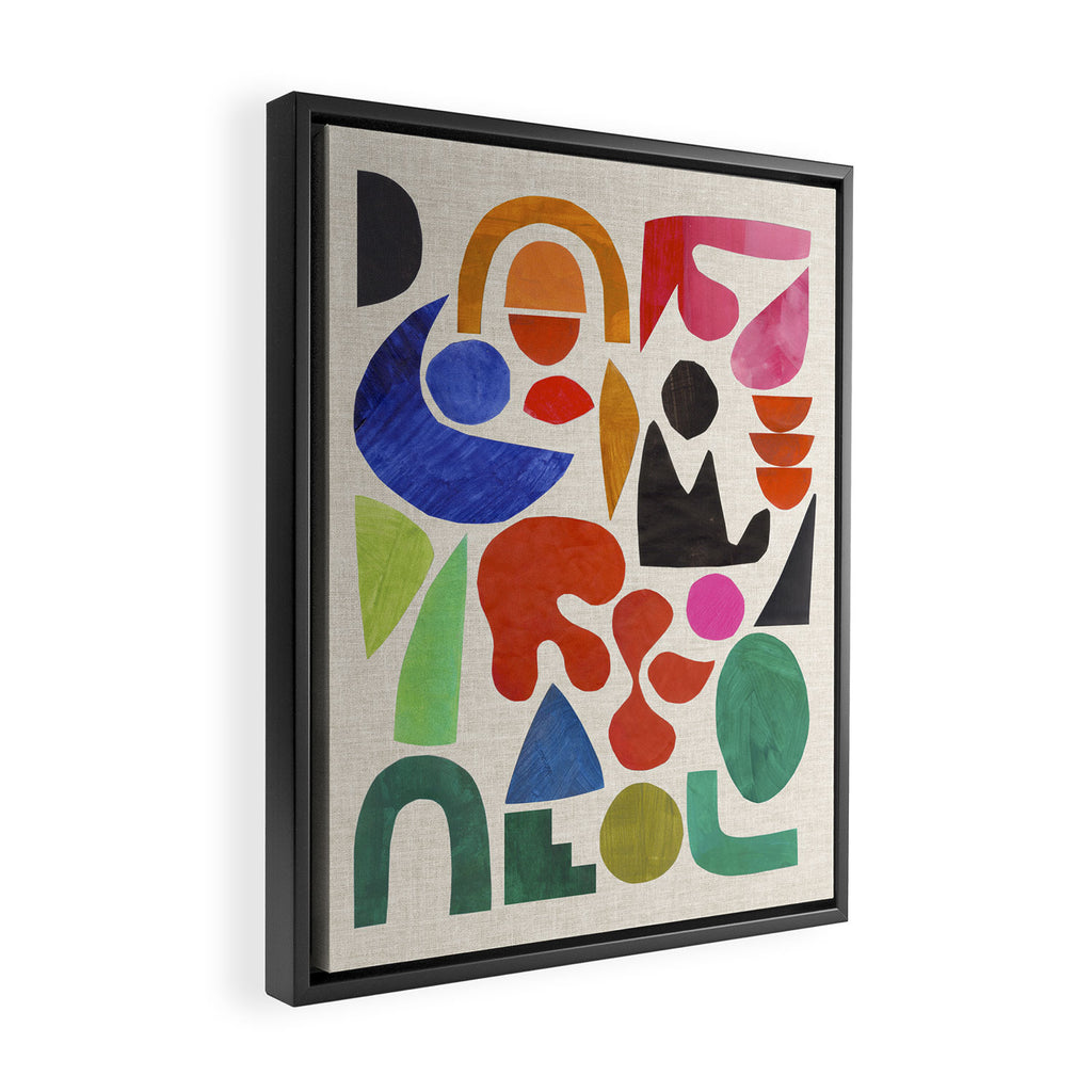 Goes Around Framed Canvas Print Gallery Image 2