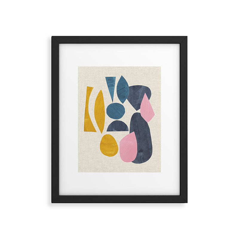 Gold Among Rocks Framed Art Print Gallery Image 5