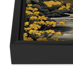 Golden Pagoda Framed Canvas Print Gallery Image 3