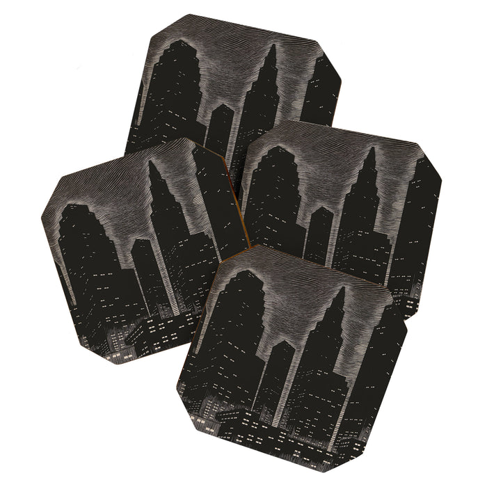 Gothic CityScape Coaster Gallery Image 1