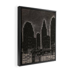 Gothic CityScape Framed Canvas Print Gallery Image 2