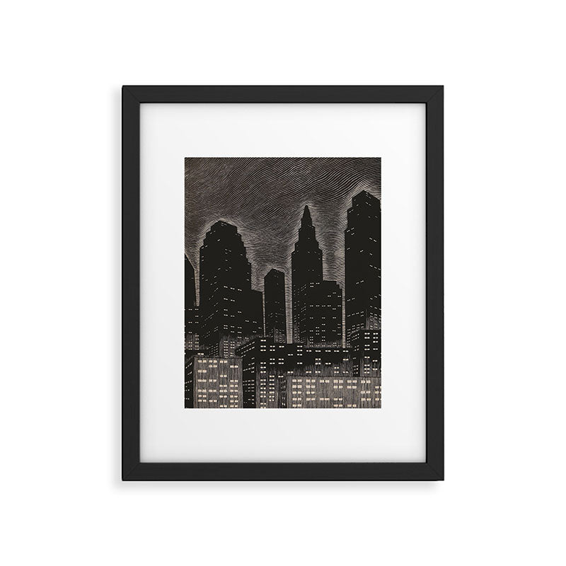 Gothic CityScape Framed Art Print Gallery Image 5