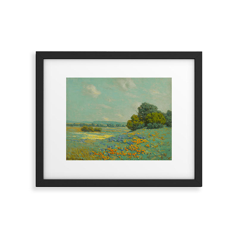Granville Redmond California poppy field Framed Art Print Gallery Image 5