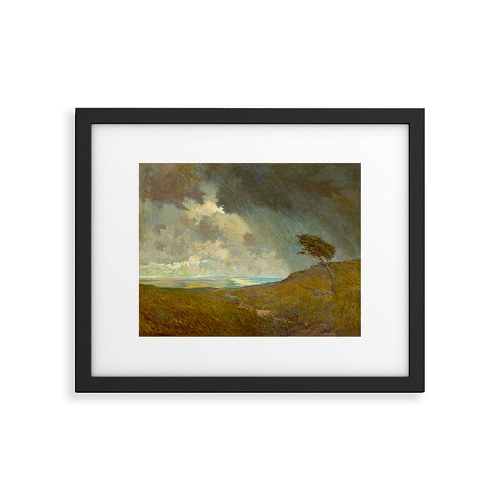 Granville Redmond - Coastal Storm Landscape Oil Painting Framed Art Print Gallery Image 1