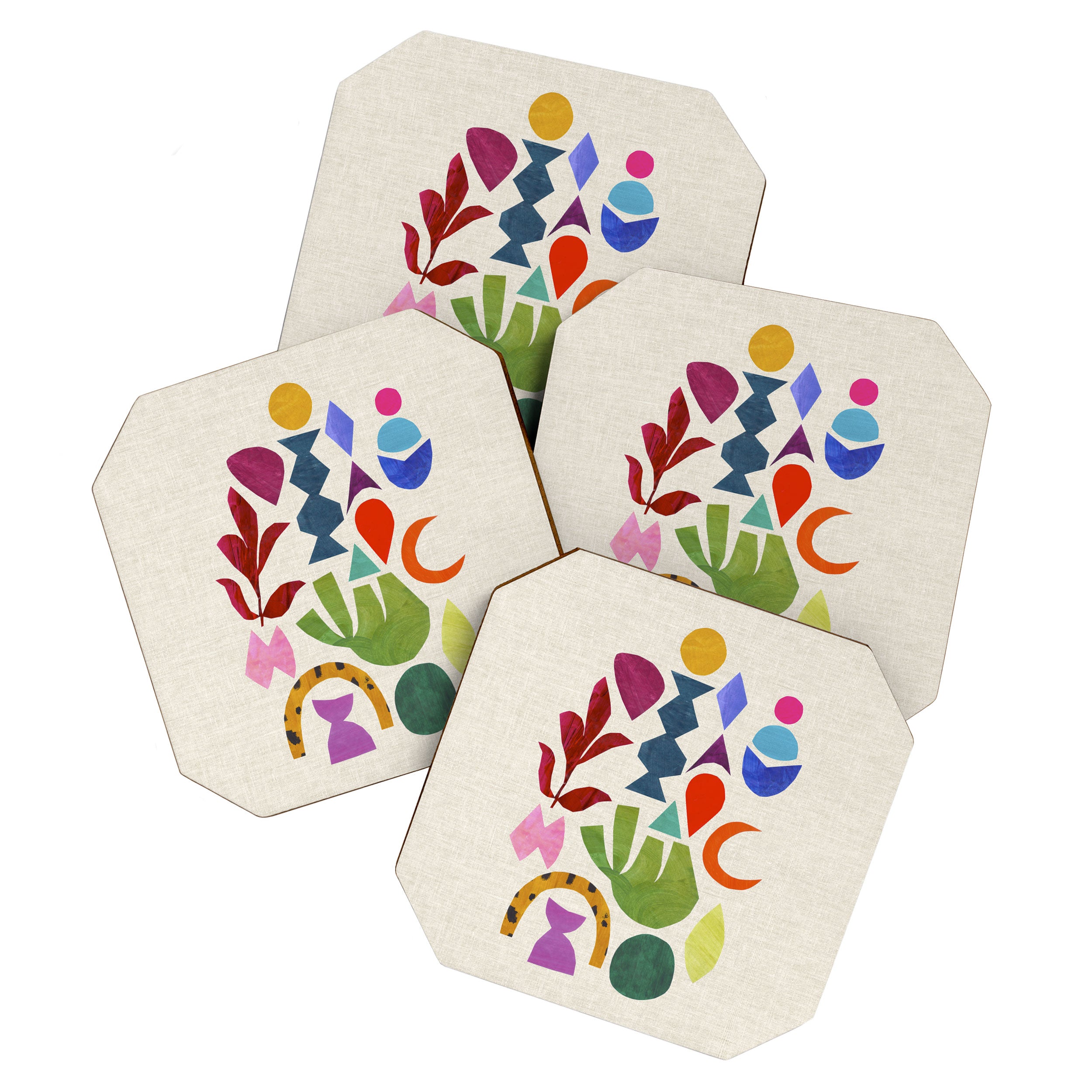 Green Flower Coaster Gallery Image 1