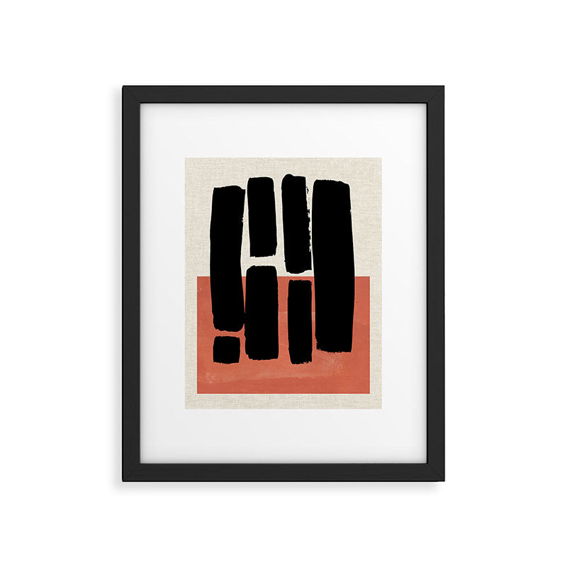 HARD RAIN FALLING Framed Art Print Gallery Image 5