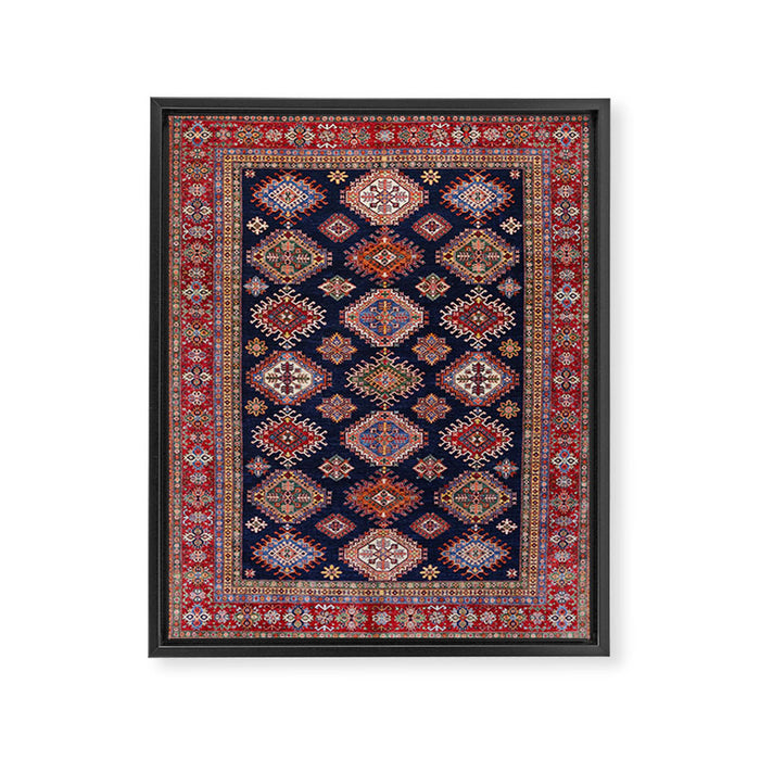 Heirloom Navy Jewels Framed Canvas Print Gallery Image 1