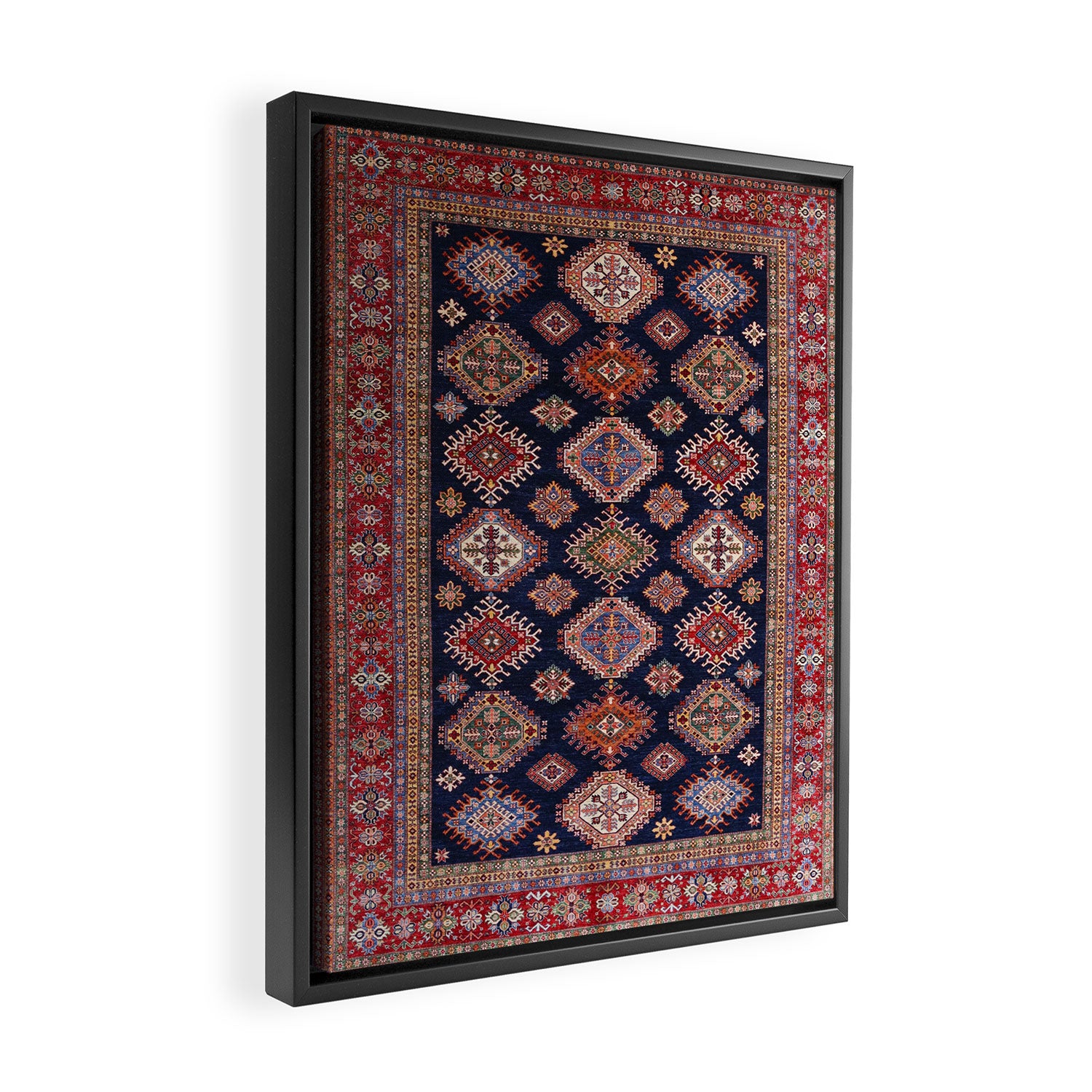 Heirloom Navy Jewels Framed Canvas Print Gallery Image 2