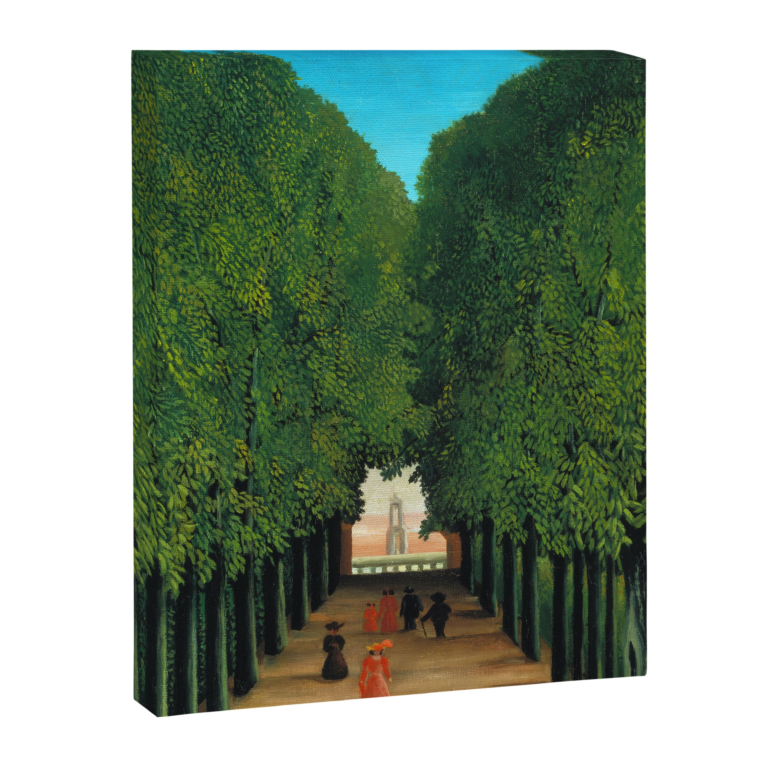 Henri Rousseau - The Avenue in the Park at Saint Cloud  Canvas Print Gallery Image 6