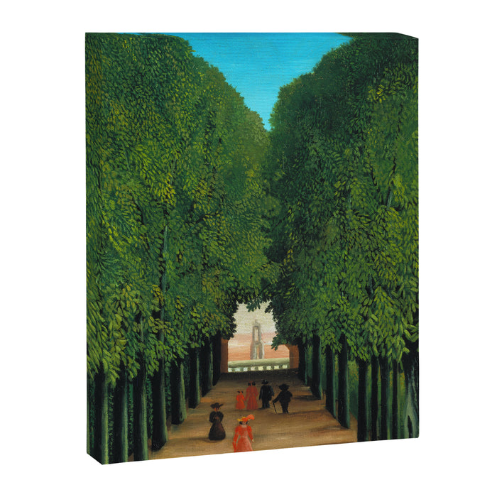 Henri Rousseau - The Avenue in the Park at Saint Cloud  Canvas Print Gallery Image 1