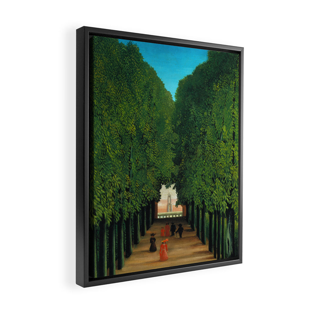 Henri Rousseau - The Avenue in the Park at Saint Cloud  Framed Canvas Print Gallery Image 2