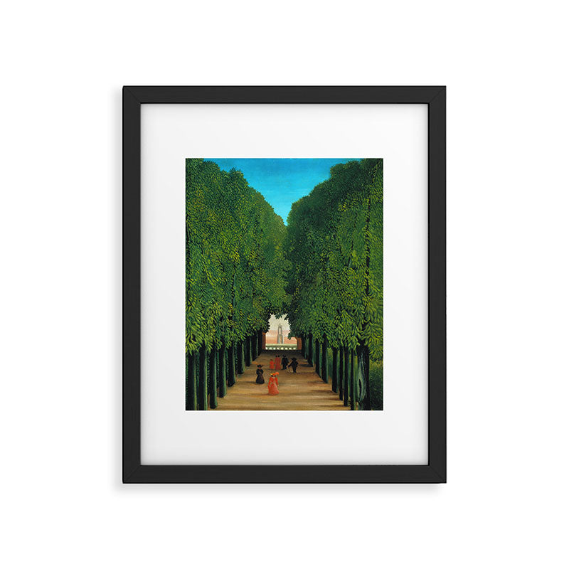 Henri Rousseau - The Avenue in the Park at Saint Cloud  Framed Art Print Gallery Image 5