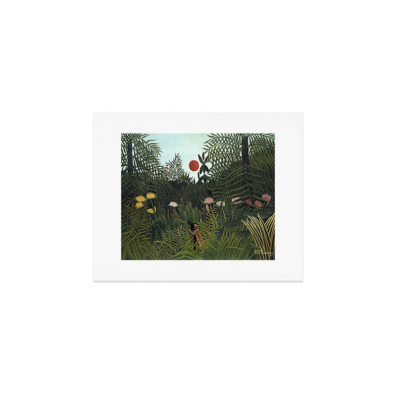 Henri Rousseau Virgin forest at setting sun Art Print Gallery Image 1