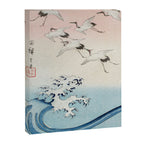 Hiroshige Cranes Flying over Waves  Canvas Print Gallery Image 6