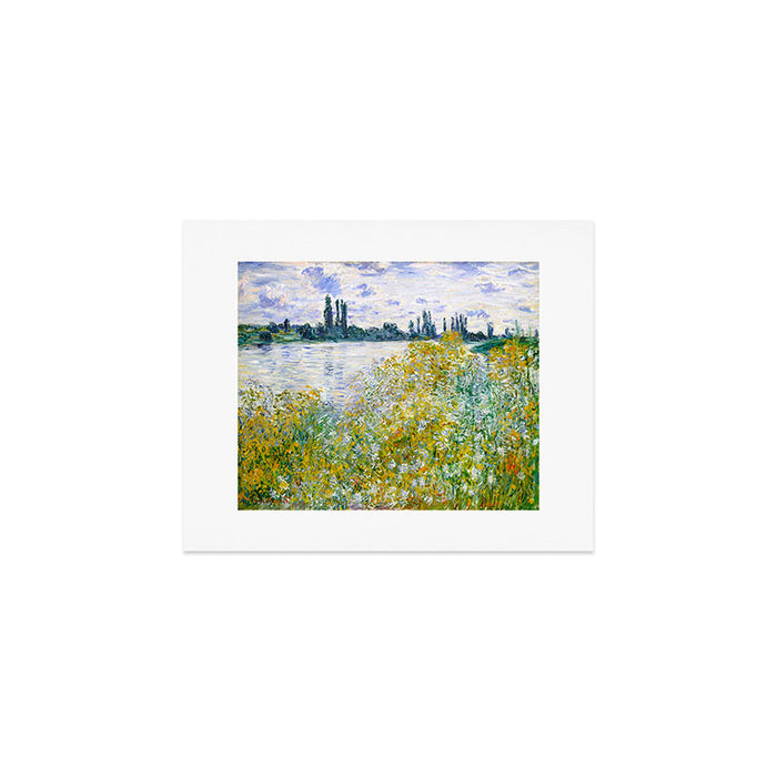 IÌle aux Fleurs near VeÌtheuil (1880) by Claude Monet Art Print Gallery Image 1