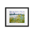 IÌle aux Fleurs near VeÌtheuil (1880) by Claude Monet Framed Art Print Gallery Image 5