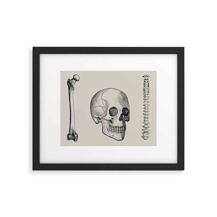Illustrated and priced catalogue of superior surgical instruments Skull Sapine Ink Illustration Framed Art Print Gallery Image 1