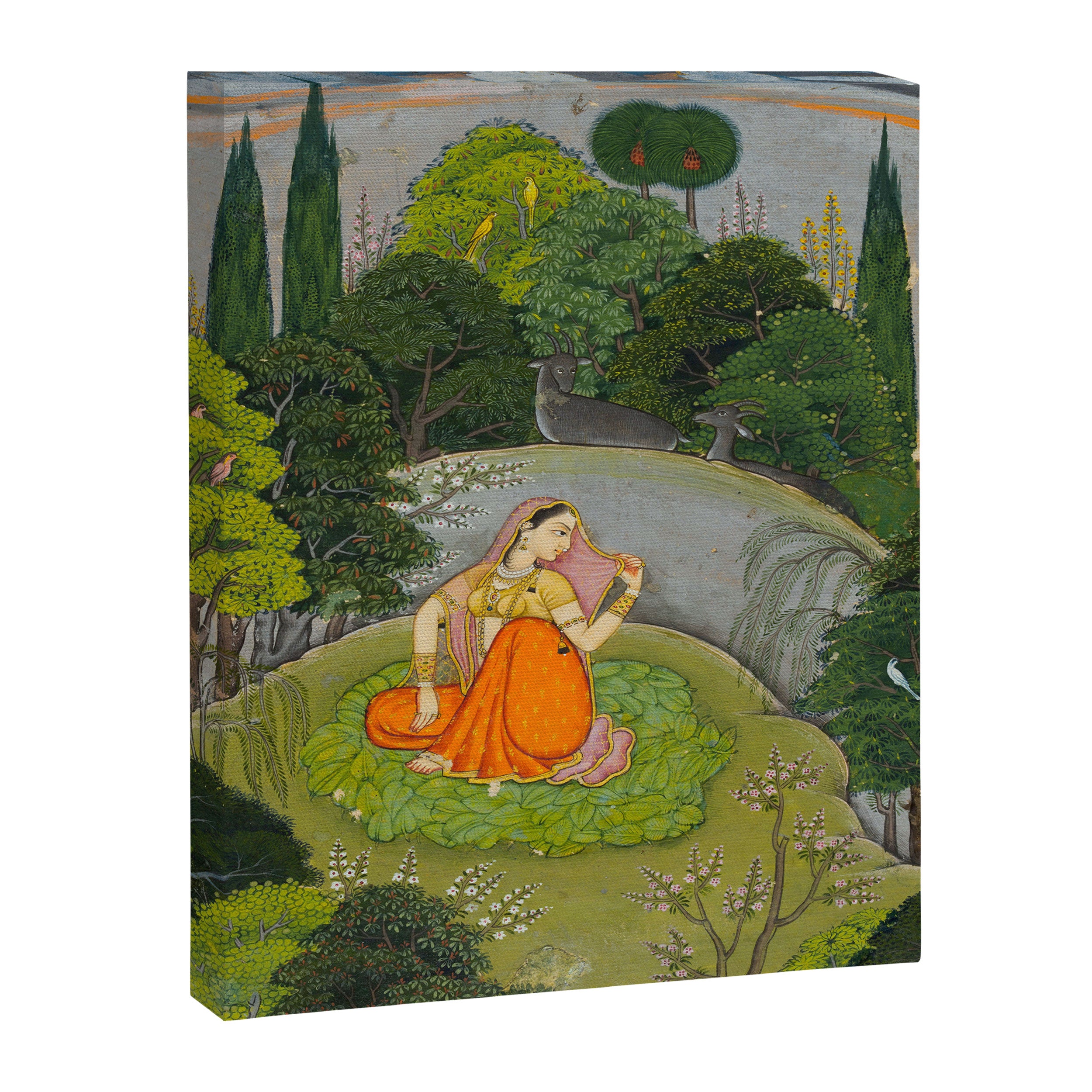 Indian Miniature Painting  Canvas Print Gallery Image 6