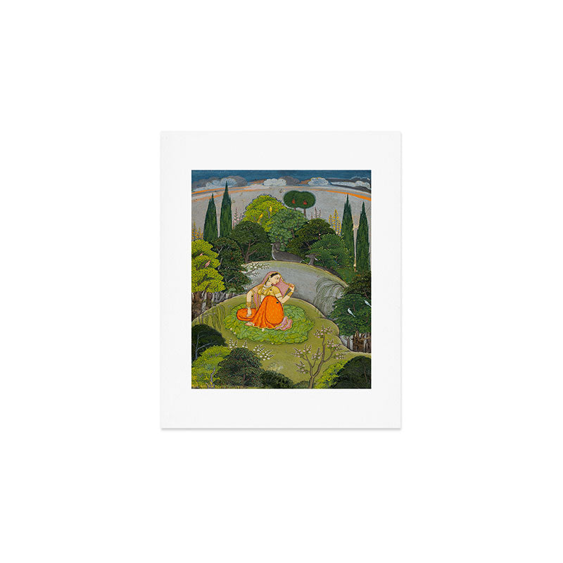 Indian Miniature Painting  Art Print Gallery Image 1