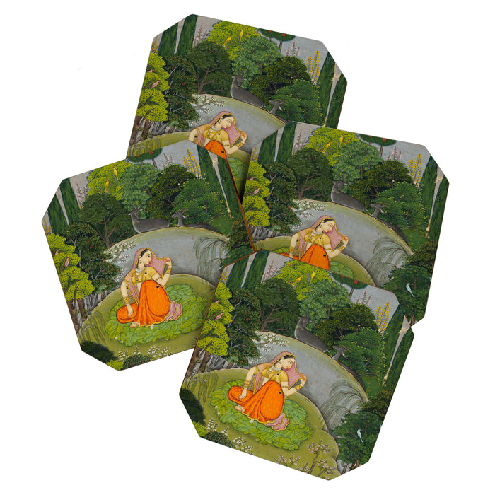 Indian Miniature Painting  Coaster Gallery Image 1