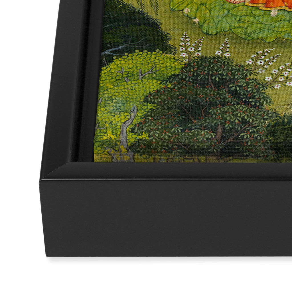 Indian Miniature Painting  Framed Canvas Print Gallery Image 3