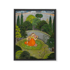 Indian Miniature Painting  Framed Canvas Print Gallery Image 6
