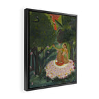 Indian Princess In Bird Garden Framed Canvas Print Gallery Image 2