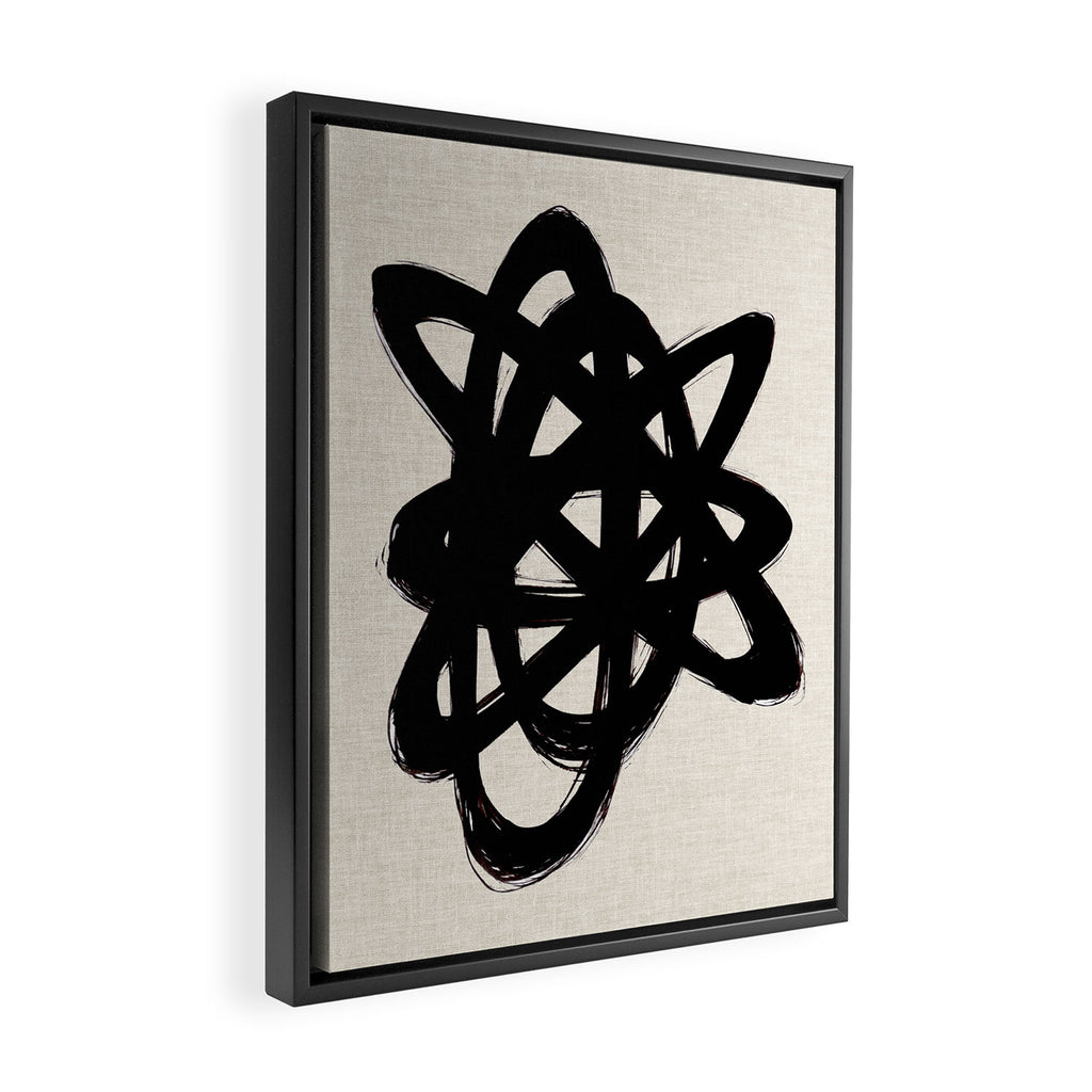 Ink Confusion Framed Canvas Print Gallery Image 2