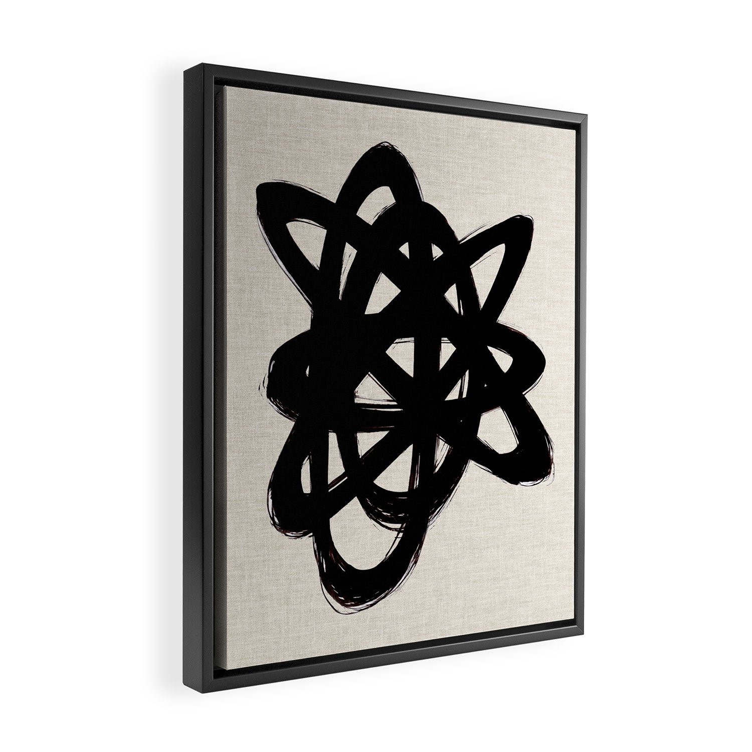 Ink Confusion Framed Canvas Print Gallery Image 2