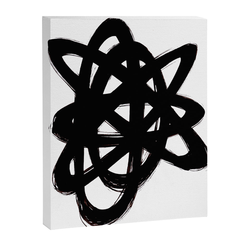 Ink Confusion White Background Canvas Print Gallery Image 6