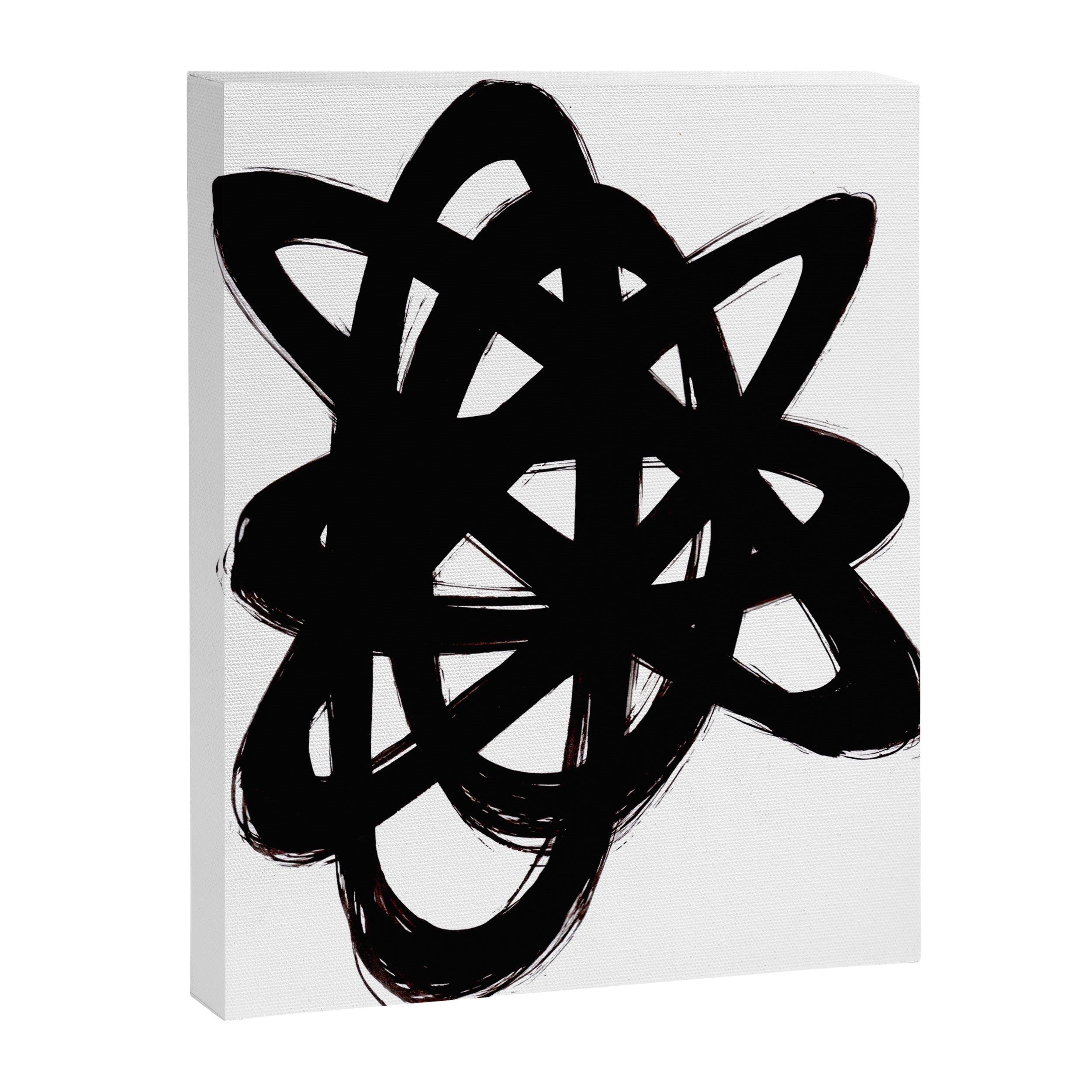 Ink Confusion White Background Canvas Print Gallery Image 6