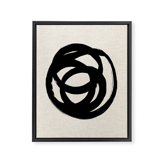Ink Eye Framed Canvas Print Gallery Image 1