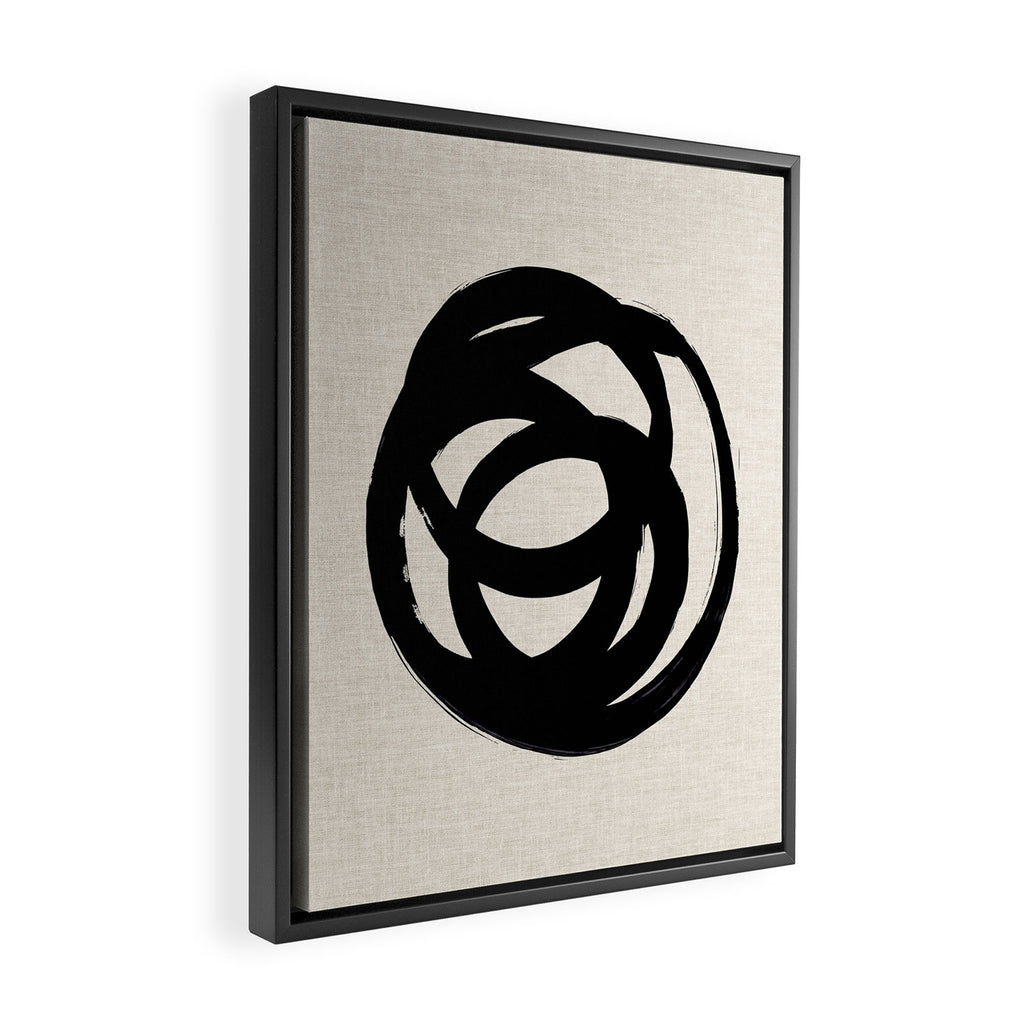 Ink Eye Framed Canvas Print Gallery Image 2