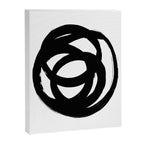 Ink Eye White Background Canvas Print Gallery Image 6