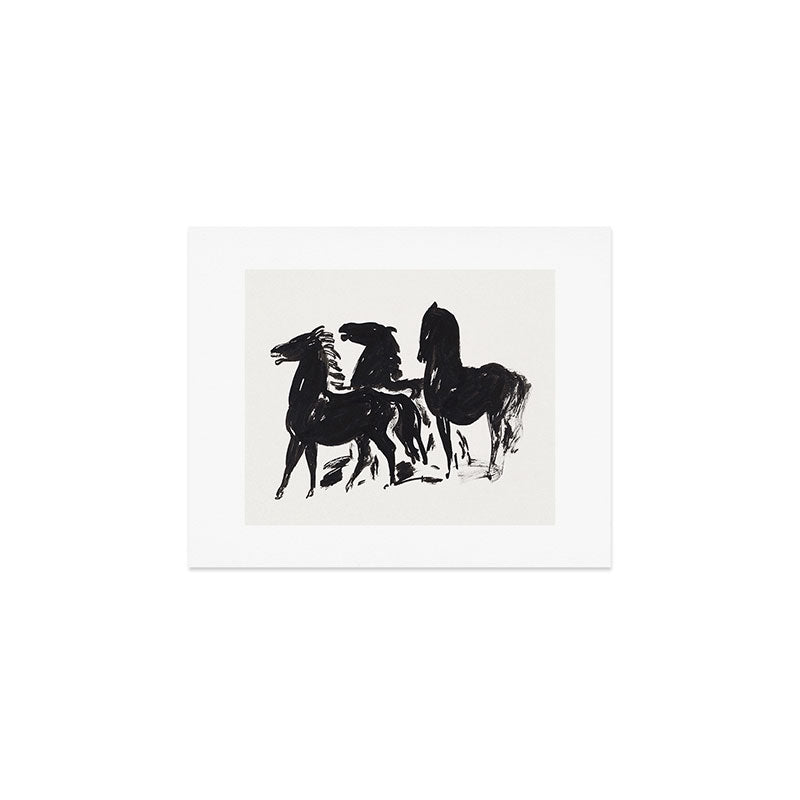 Ink Horses  Art Print Gallery Image 1