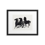 Ink Horses  Framed Art Print Gallery Image 5
