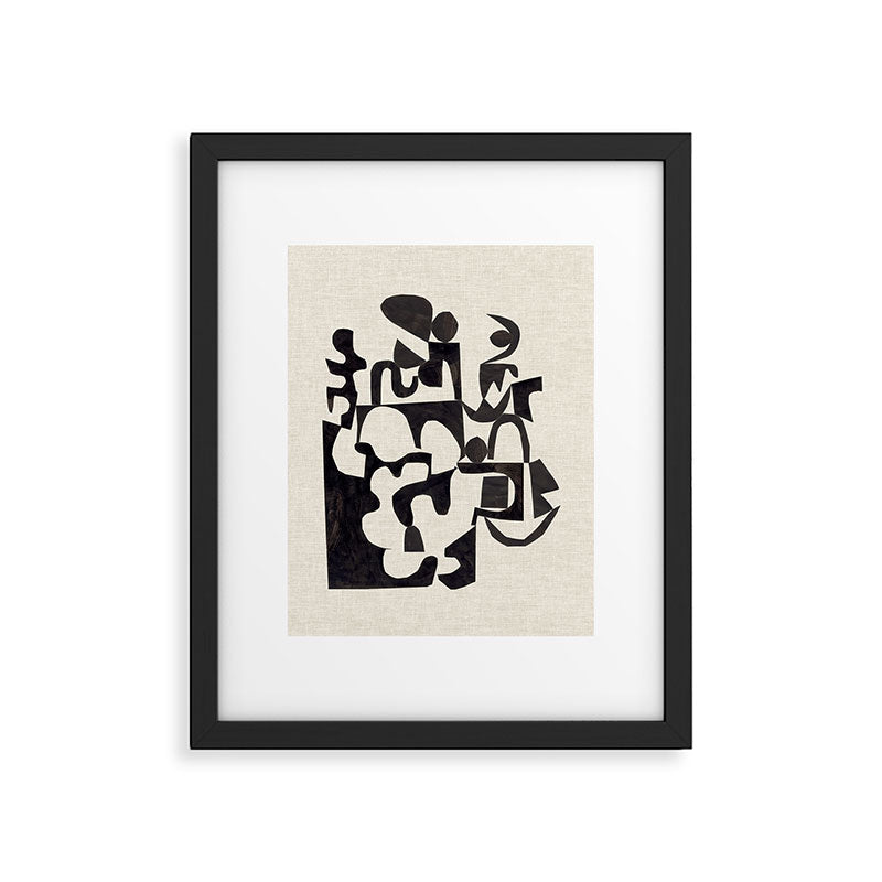 Ink Labyrinth Framed Art Print Gallery Image 5