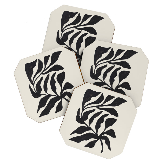Ink Palm Plant Fossil Coaster Gallery Image 1