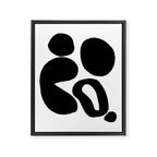 Ink Pond White Background Framed Canvas Print Gallery Image 6