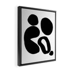 Ink Pond White Background Framed Canvas Print Gallery Image 2