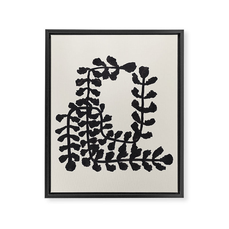 Ink Vine  Framed Canvas Print Gallery Image 6