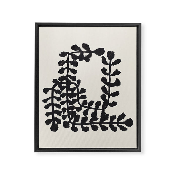 Ink Vine  Framed Canvas Print Gallery Image 1