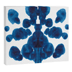 Inkblot Bunny Blue Inkblot Rorschach Test Canvas Print Gallery Image 12