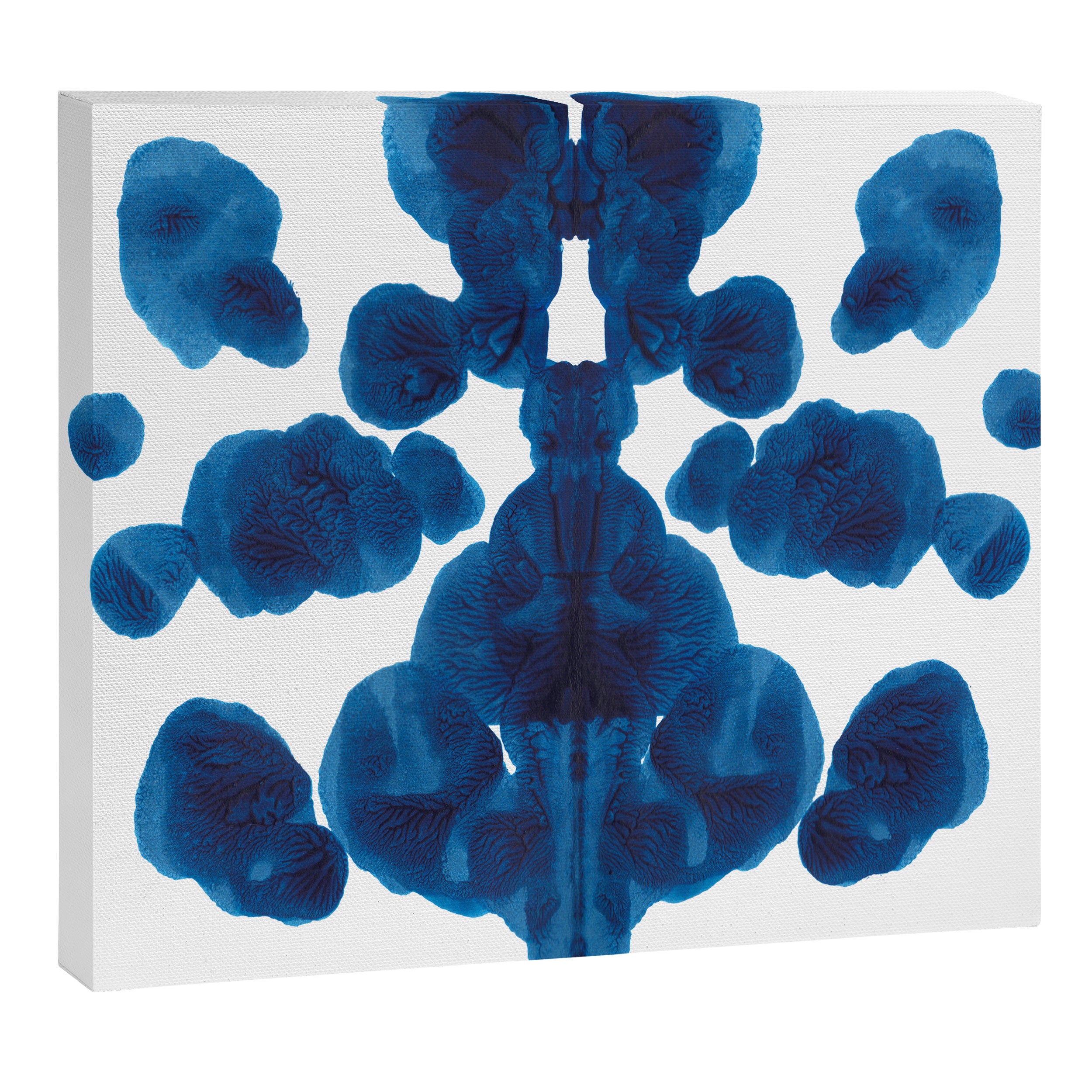 Inkblot Bunny Blue Inkblot Rorschach Test Canvas Print Gallery Image 12
