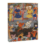 Iskandar (Alexander) builds a wall against Gog and Magog Islamic Antique Art Canvas Print Gallery Image 6