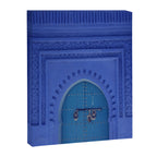 Islamic Architecture Blue Turquoise Secret Doorway Beautiful Engravings Canvas Print Gallery Image 6